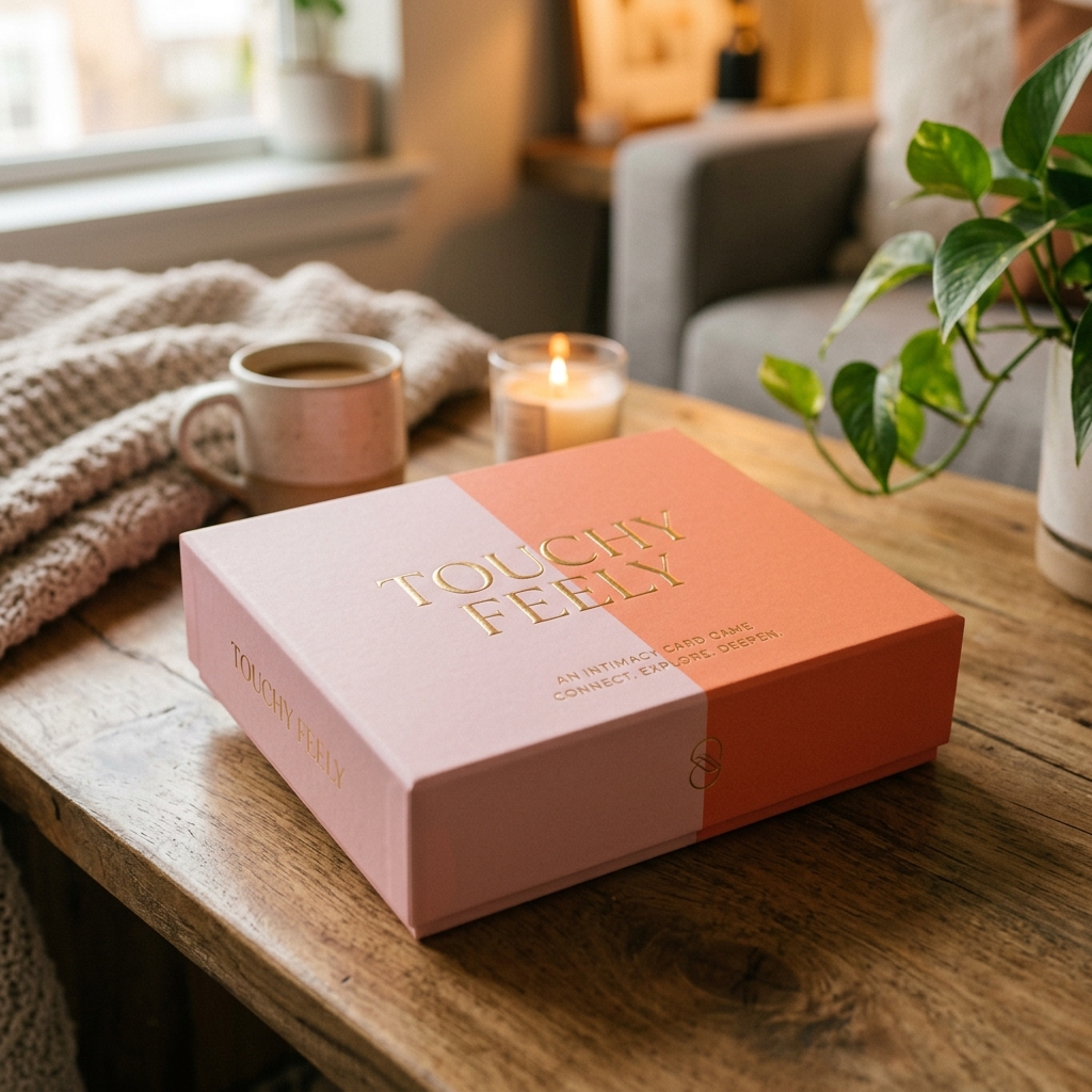 TOUCHY/FEELY Intimacy Card Game Box